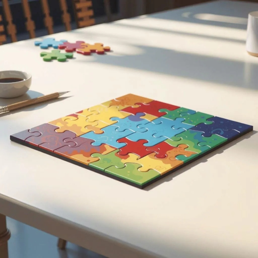 Bild von Puzzelteilen, das Zusammenarbeit symbolisiert